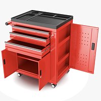 Detailed Toolbox Trolley