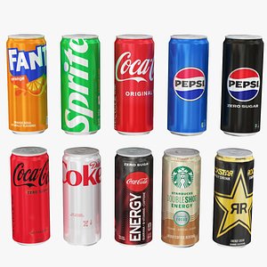 3D Drink Cans