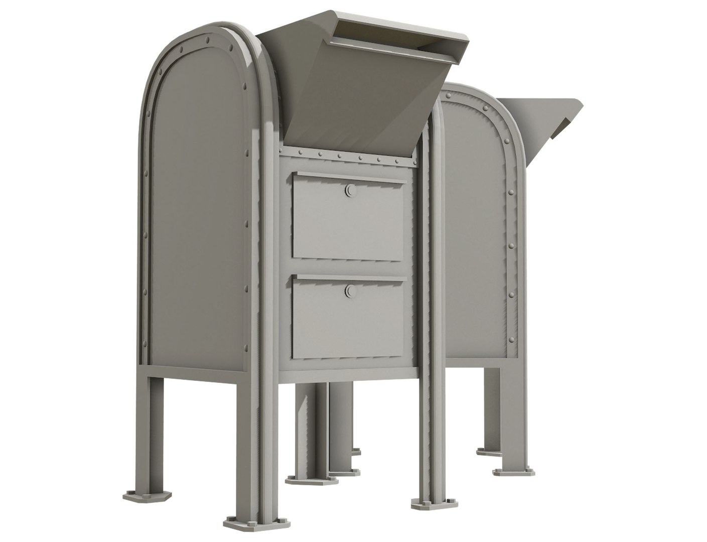3D Mail Box 2 Model - TurboSquid 2301901