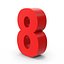 Rote Nummer 8