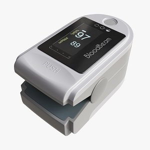 Fingertip Pulse Oximeter 3D model