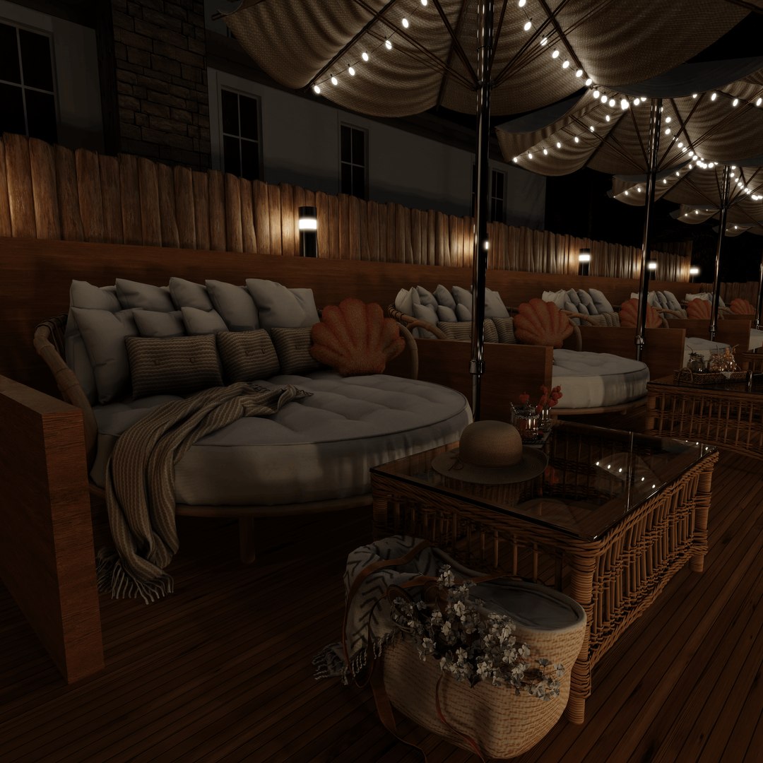 3D A Summer Place To Relax Blender Scene - NIGHT https://p.turbosquid.com/ts-thumb/v9/YrFkA6/jI/asummerplacetorelaxnight2/png/1731172790/1920x1080/fit_q87/36d4dab71b2da0e0861f647b08b5ee88fb6eafb8/asummerplacetorelaxnight2.jpg