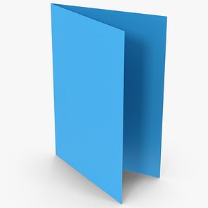 Blue Greeting Card