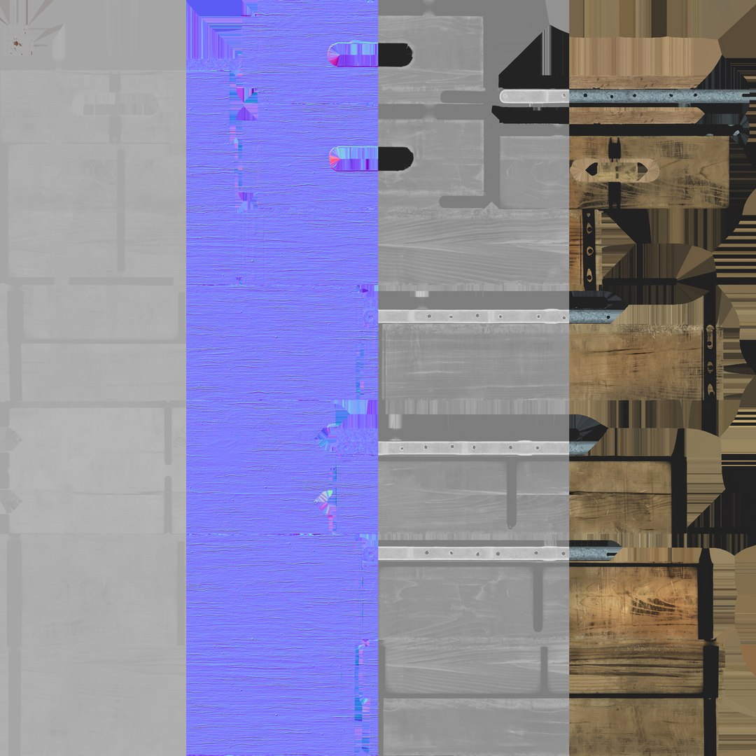 Vintage fruit crate 3D model - TurboSquid 1482116