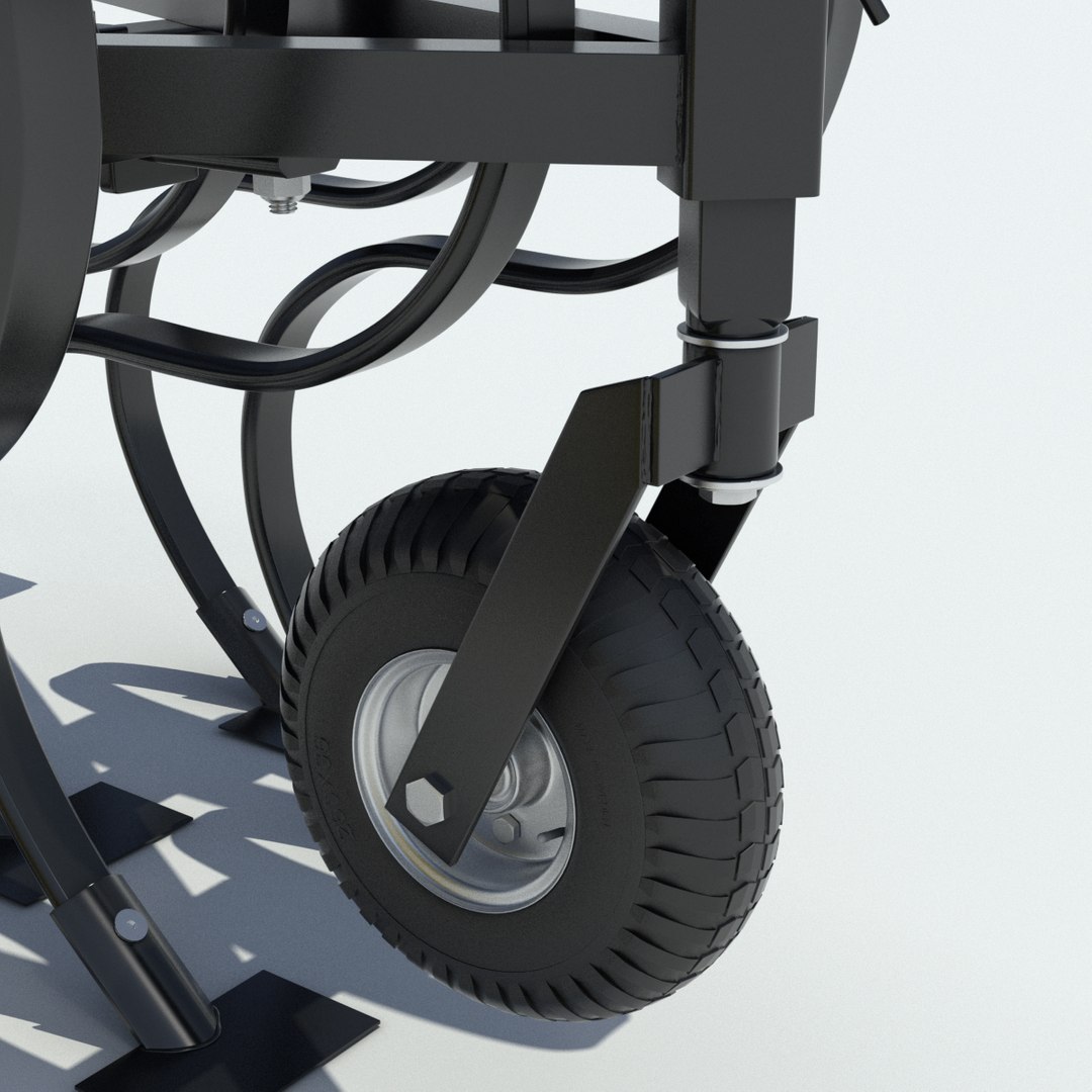 3d model rake sweeper showelirons