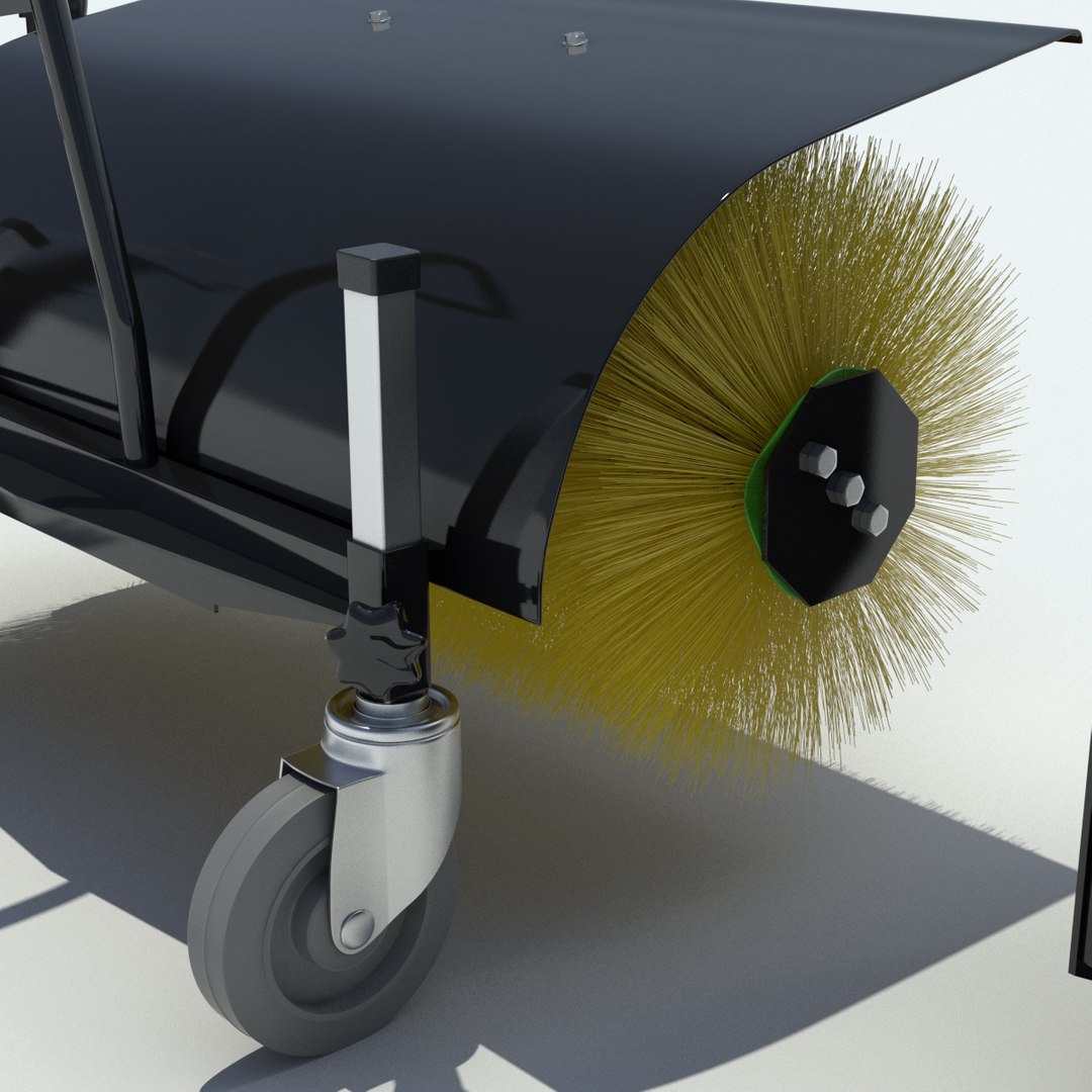 3d model rake sweeper showelirons