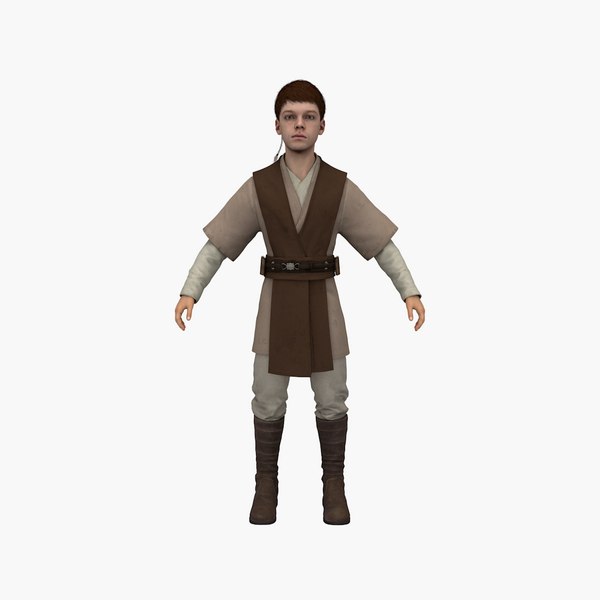 3D Star Wars Hero Young model