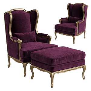 angelo cappellini armchair art 3D