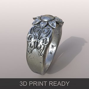 Louis Vuitton Ring 3D model 3D printable