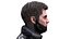 Homme en vêtements futuristes