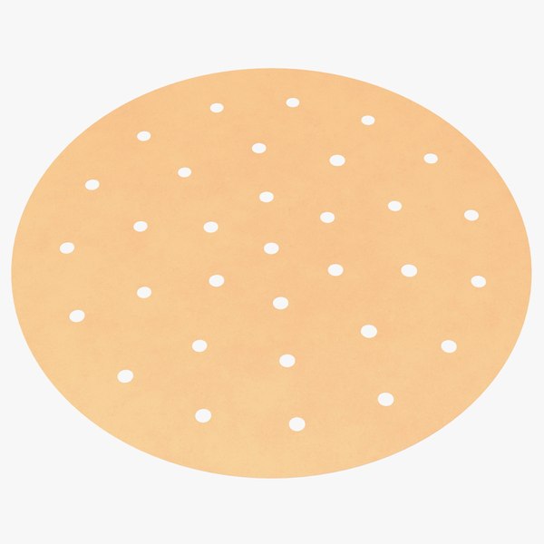 3D Air Fryer Parchment Paper Round TurboSquid 2027791