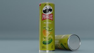 3D Pringles Dill Pickle model
