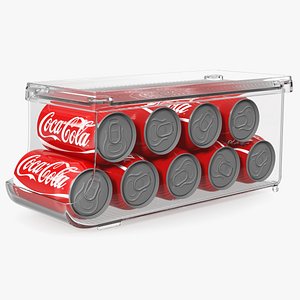 Stackable Soda Can Dispenser White with CocaCola Cans 3D Model $39 - .3ds  .blend .c4d .fbx .max .ma .lxo .obj - Free3D