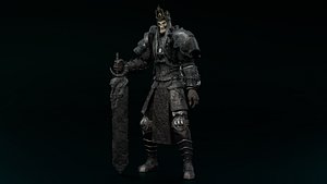 3D model skeleton king
