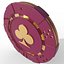 Elite Las Vegas Casino Good Luck Poker Chip Lucky Coin clubs VR