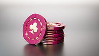 Elite Las Vegas Casino Good Luck Poker Chip Lucky Coin clubs VR