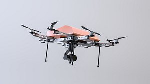 delivery drone 3D model