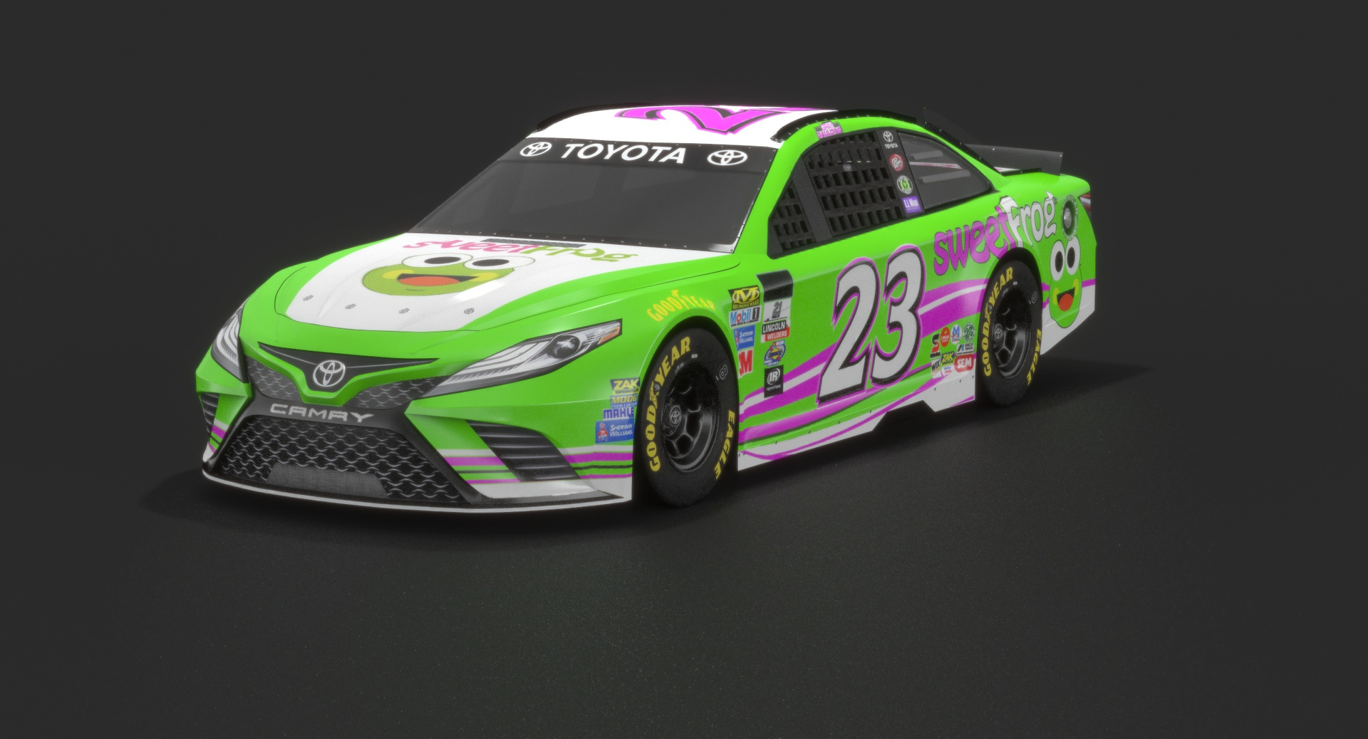 3D Model Bk Racing Nascar Season - TurboSquid 1246239