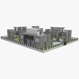 3D model Modern House17