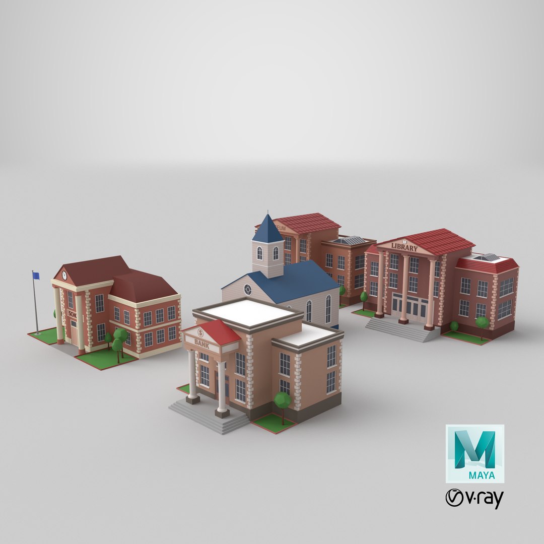 Low Poly Buildings Collection 6 3D https://p.turbosquid.com/ts-thumb/vA/5KS09O/iC/stemcell_maya_vray_render/png/1664385440/1920x1080/fit_q87/ed738404b3b9909b9221411c3b169a4c67d4c33f/stemcell_maya_vray_render.jpg