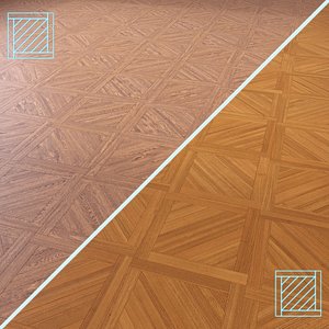 3D model Parquet - Laminate - Wooden floor 2 in 1