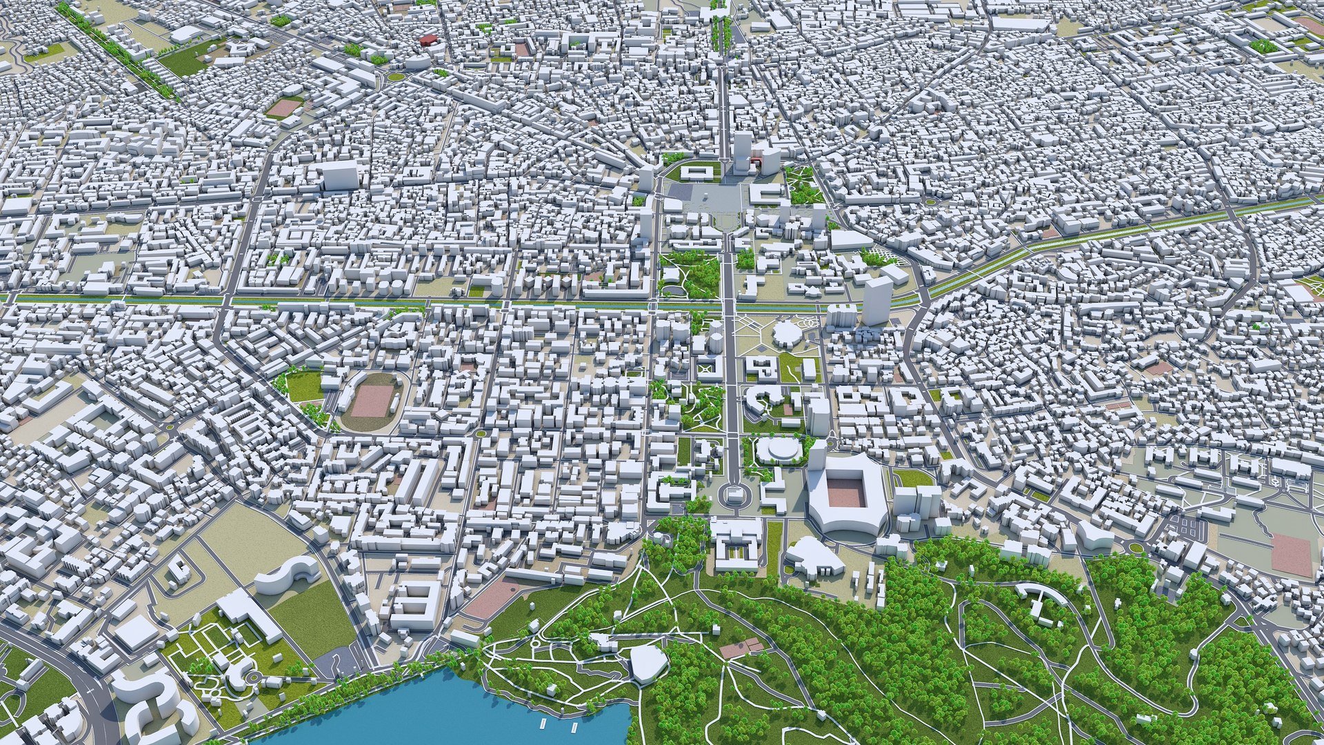 City Area Building Model - TurboSquid 1669304
