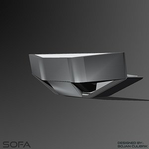3d model andromeda sofa
