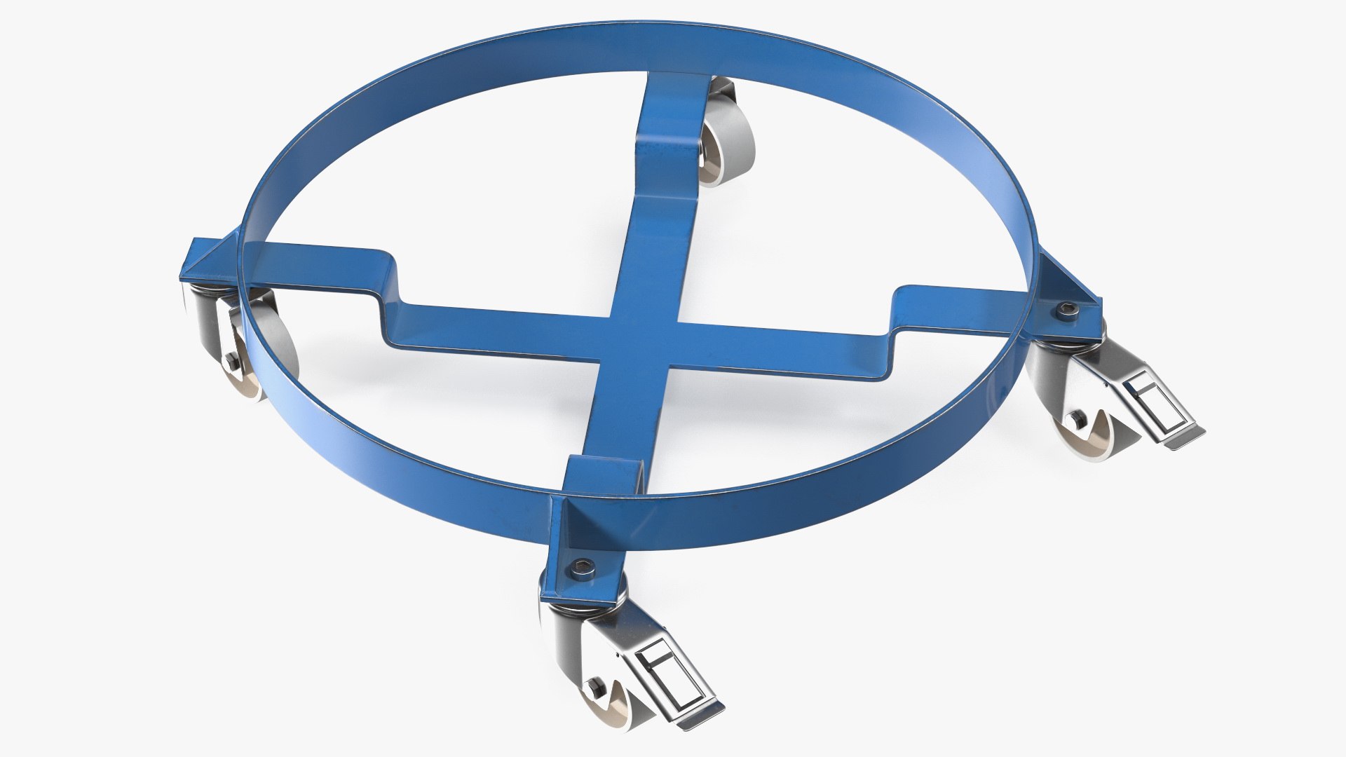 Heavy Duty Drum Dolly 3D model preview