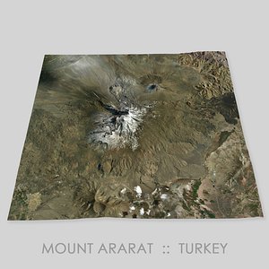 mount ararat terrain 3D model