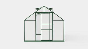 Collection of Greenhouse Merkur Poly Green - 3 Models 3D model