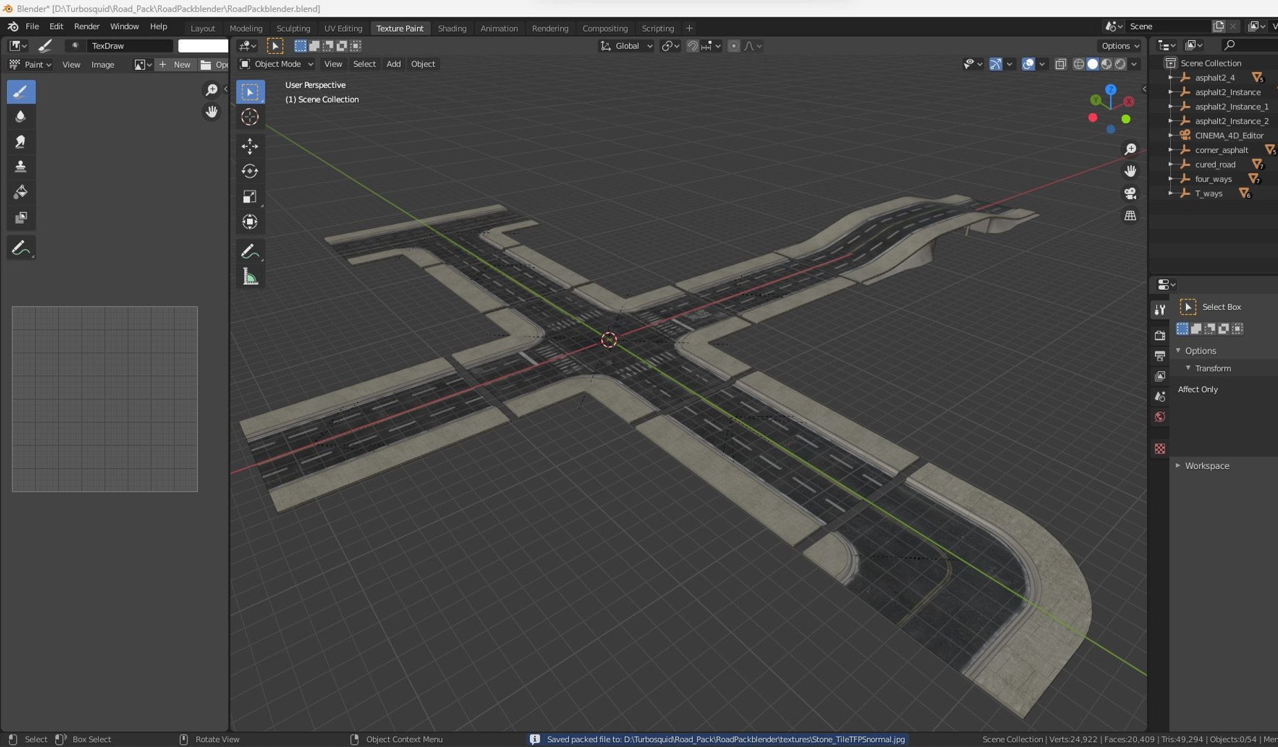 3D Road Pack Model - TurboSquid 2106589