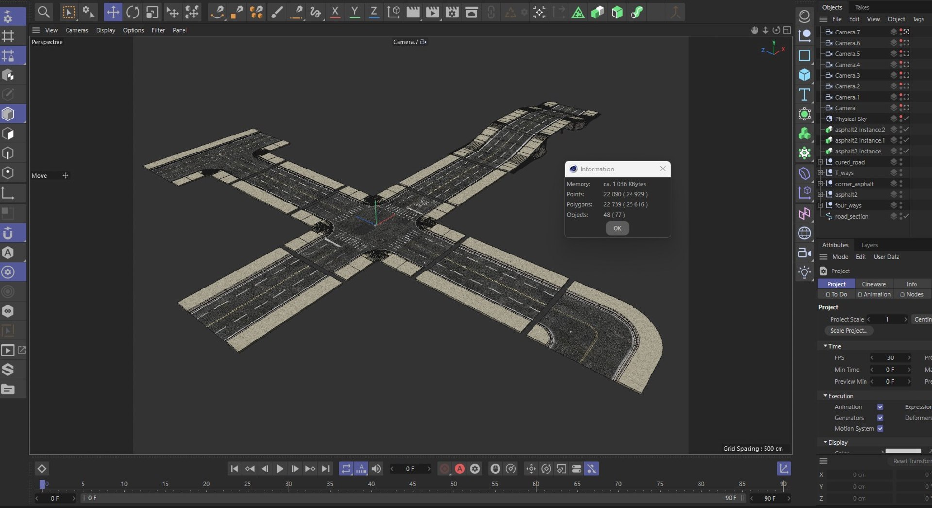 3D Road Pack Model - TurboSquid 2106589