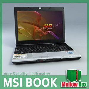 3d msi notebook model