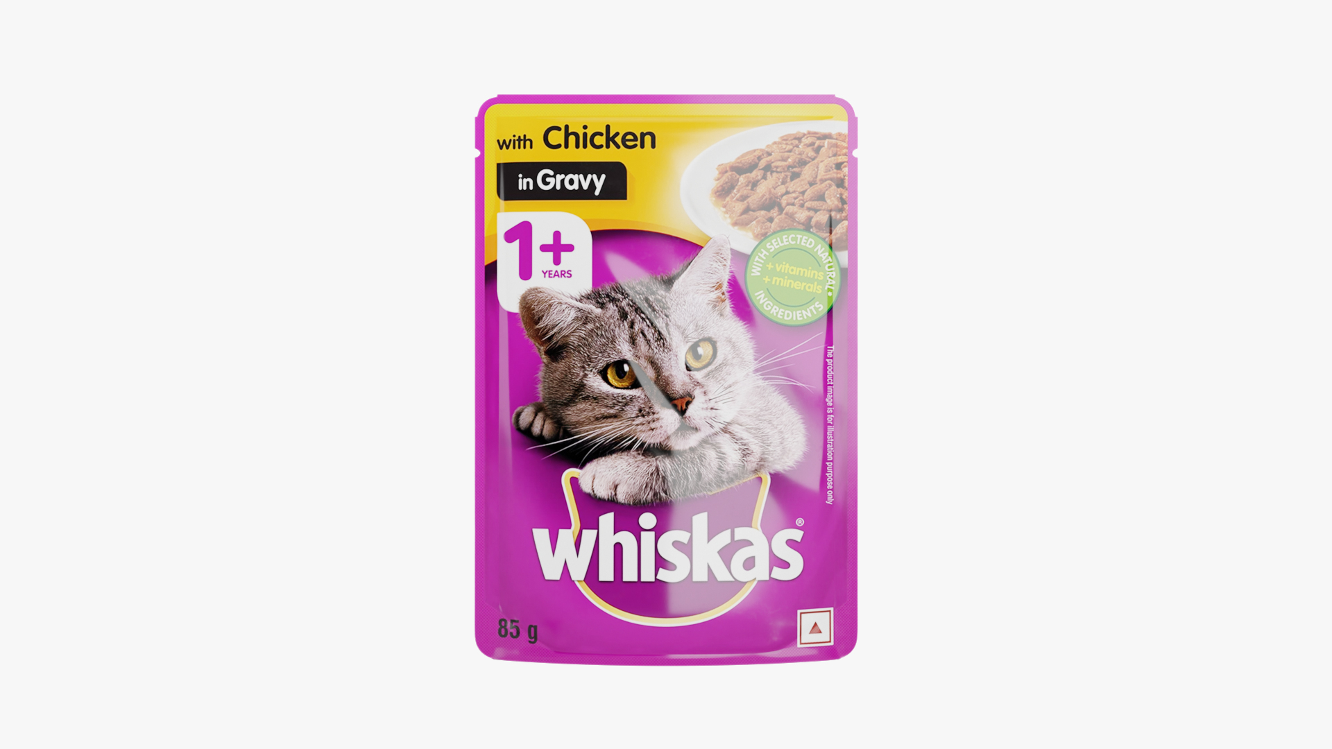 Whiskas Cat Food Pouch 3D Model TurboSquid 2174448