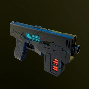 3D The Lawgiver MK2 Judge Dredd