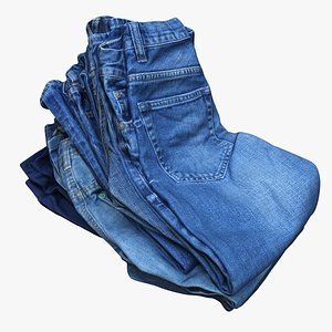 Clothes Jeans Pile 242 model