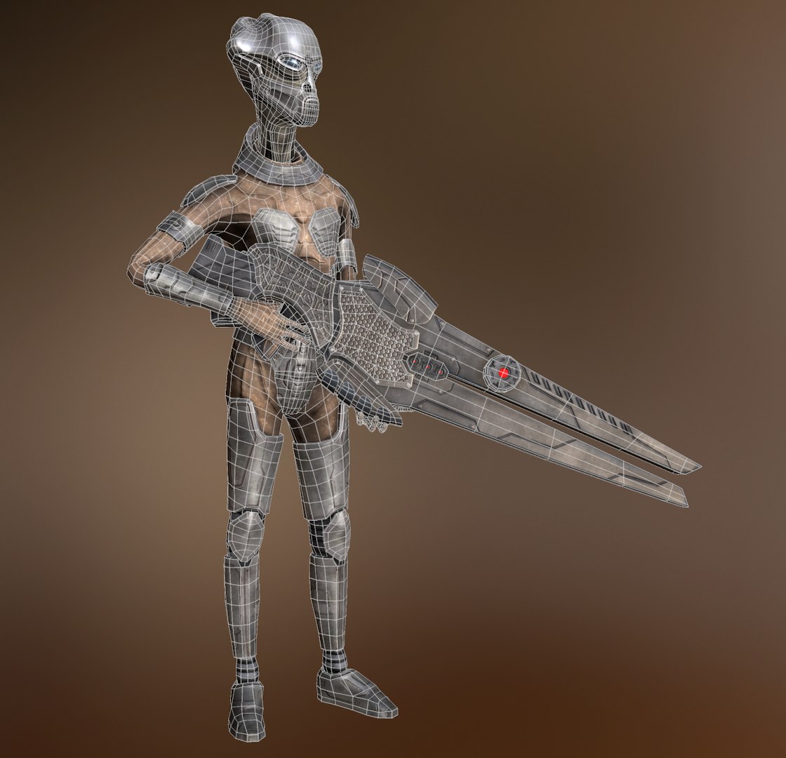 Alien Polys 3d X