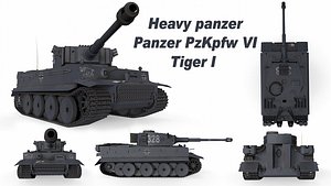 pzkpfw tiger 3D