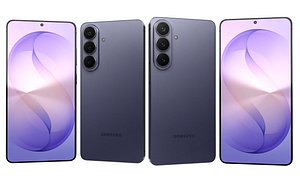 Samsung Galaxy S26 Cobalt Violet And S26 Plus Violet 3D model