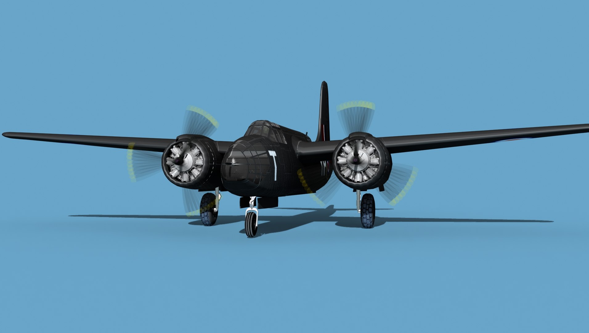 3D Model Douglas DB-7 Boston Mk I V02 RAF - TurboSquid 1917725