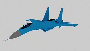 3D model Sukhoi Su-35 Russian Airforce