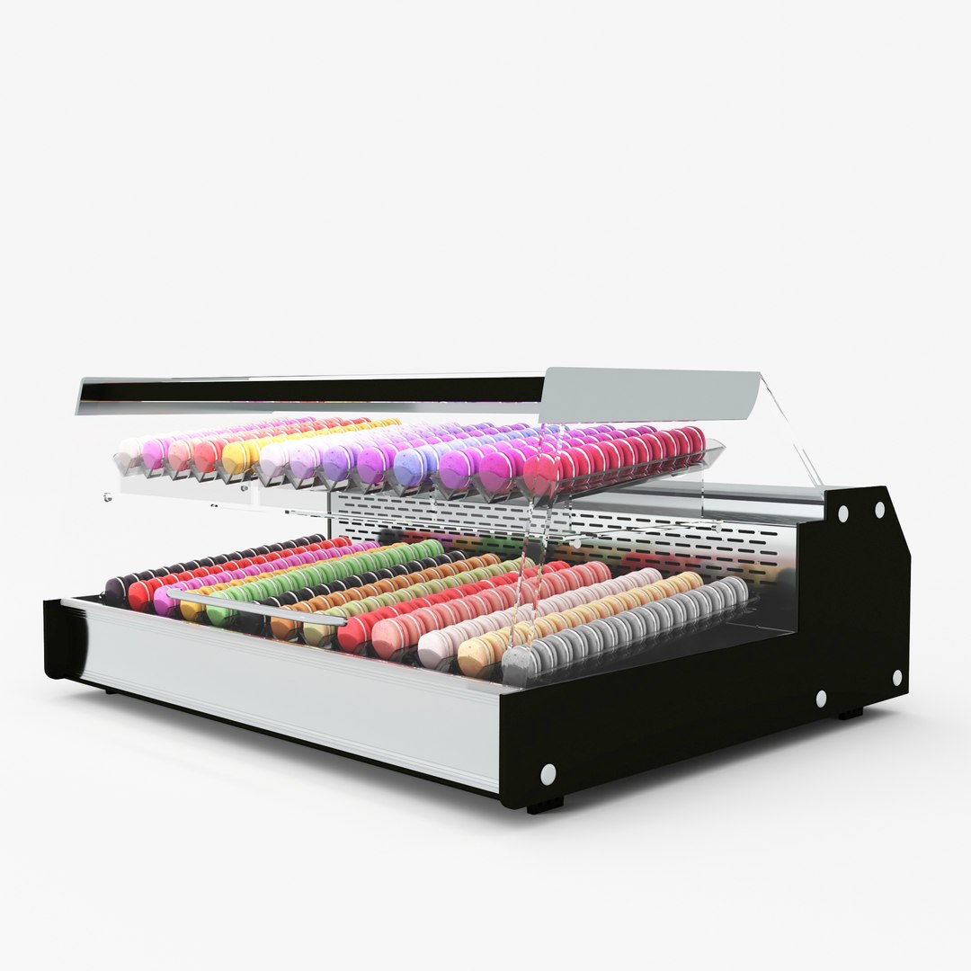 3D Macarons Display LB16 Model - TurboSquid 2048901