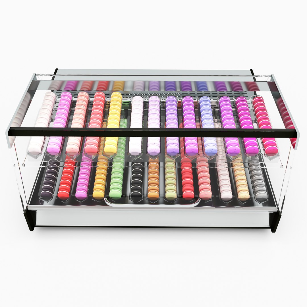 3D Macarons Display LB16 Model - TurboSquid 2048901