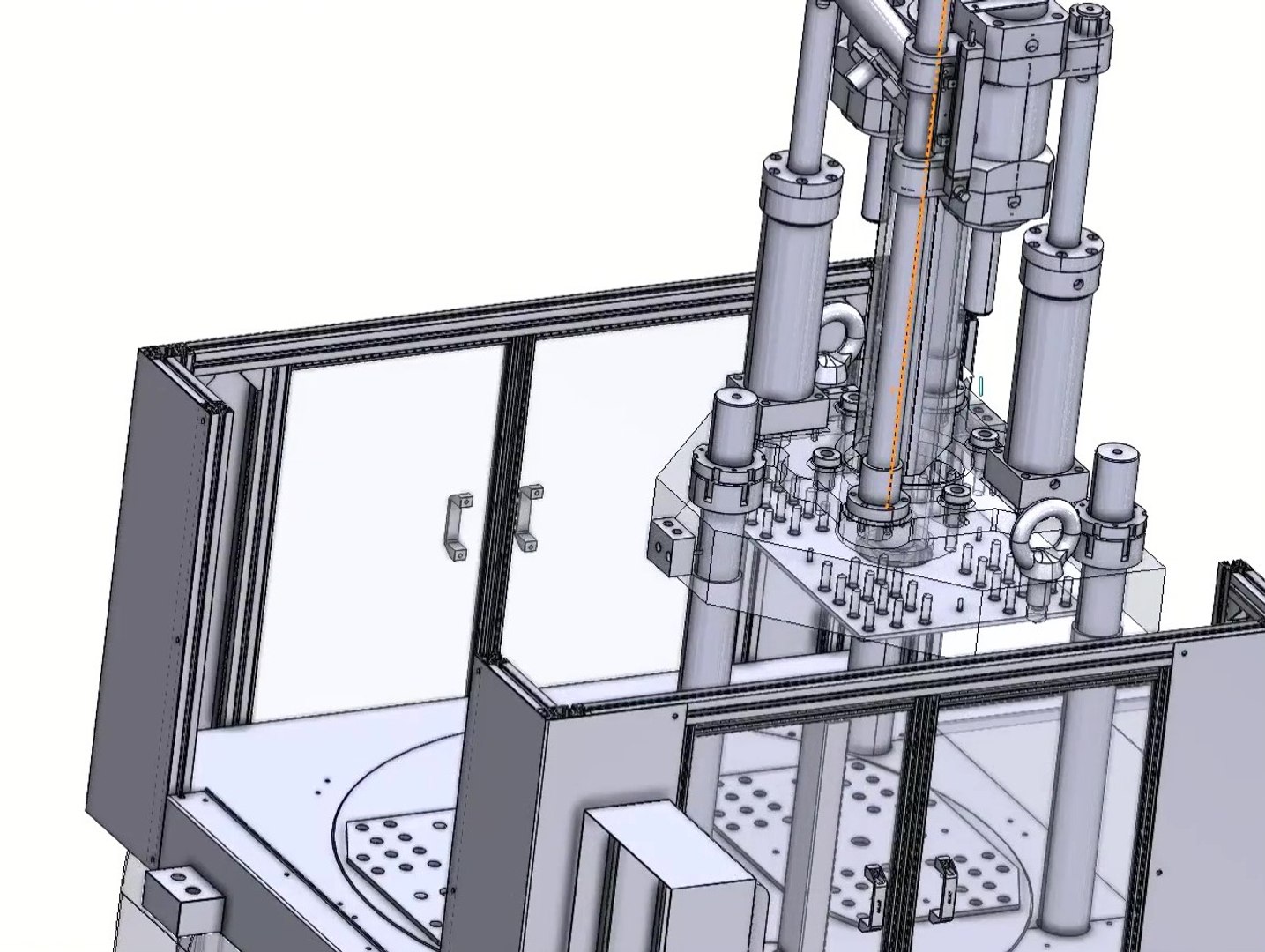 3D Vertical Injection Moulding Machine For Plastic Parts Manufacturing ...