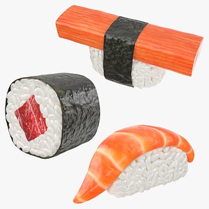 Sushi Collection 3D model
