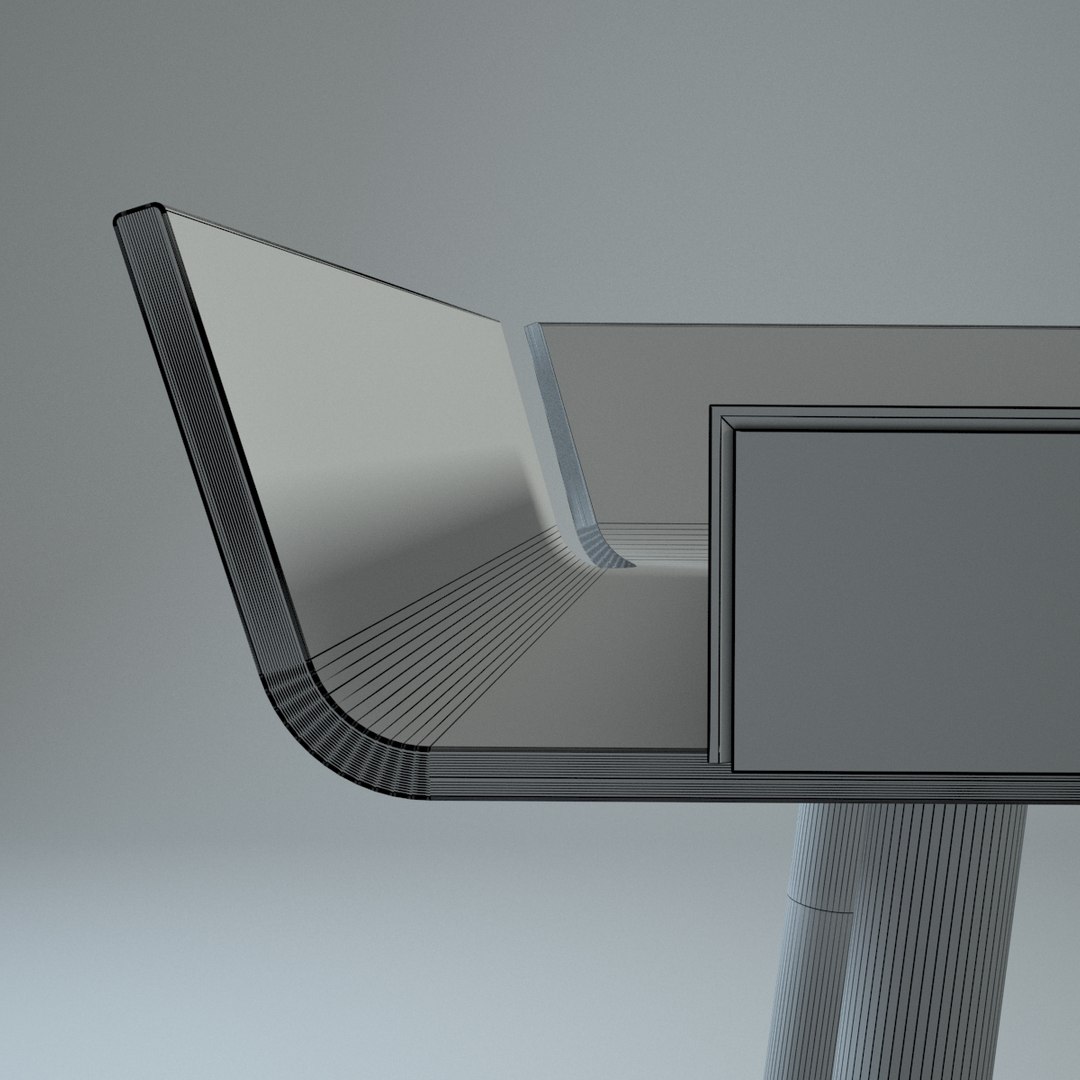 3d model inesa writing desk