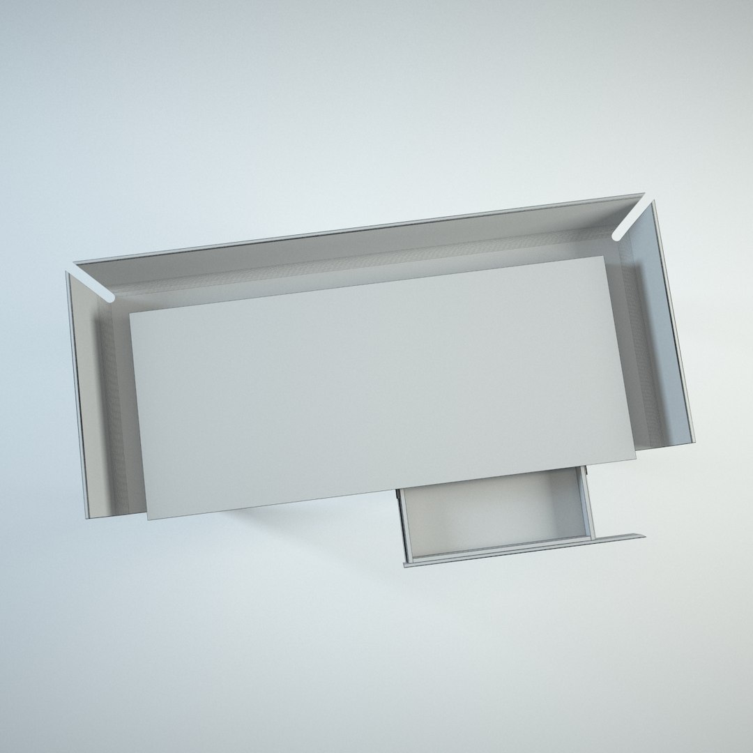 3d model inesa writing desk