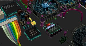 Electronic Circuit Board - Components