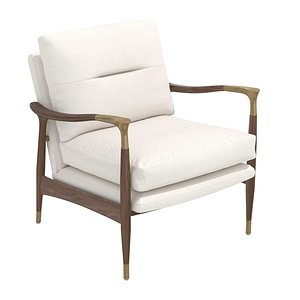 Theodore Arm Chair Natural Linen soho home