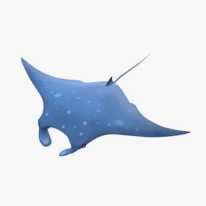 Animated manta ray